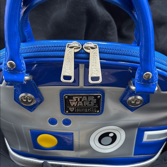 Loungefly Blue and White R2-D2 Bag - Picture 6 of 6